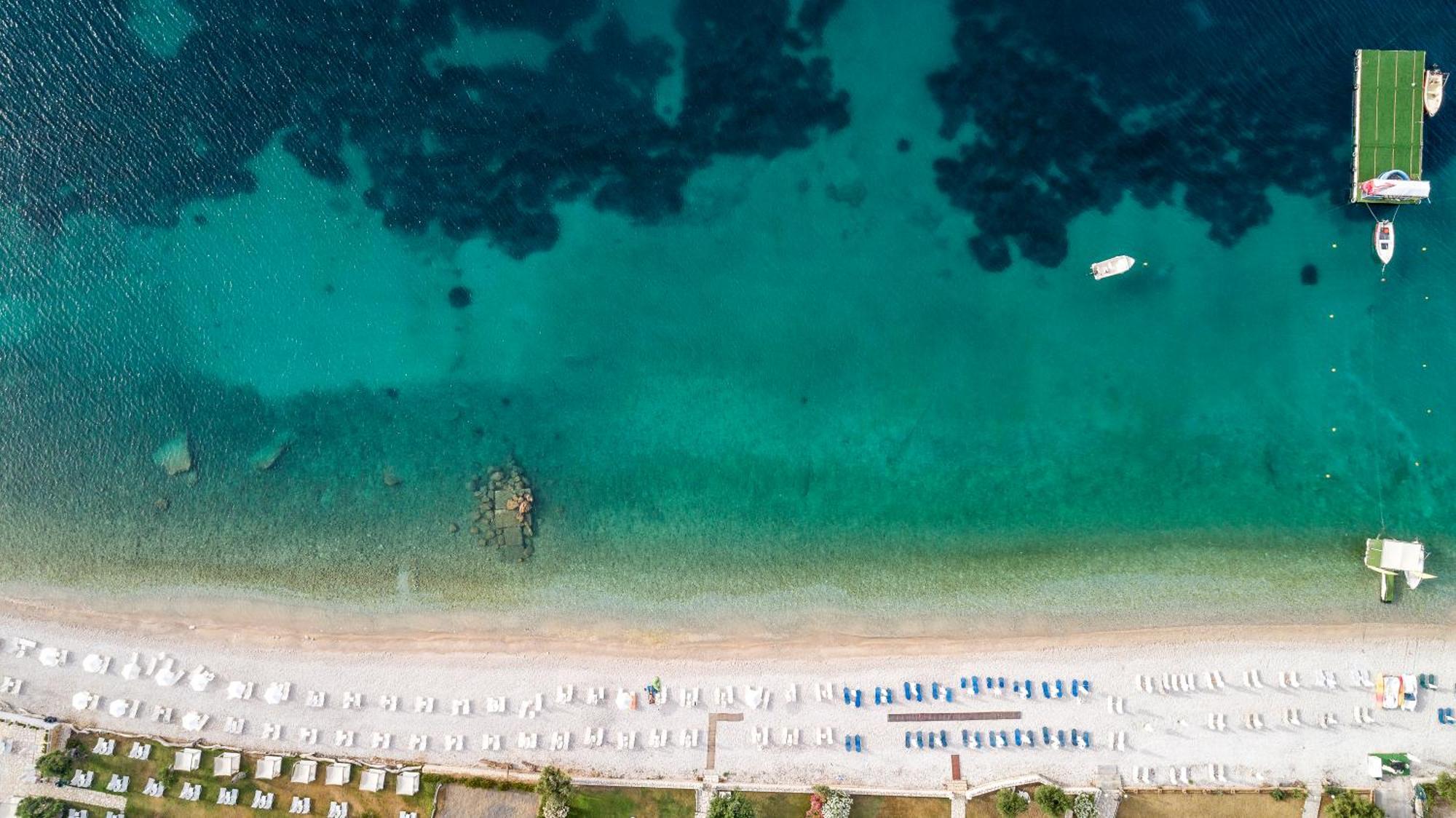 Krouzeri Beach Apartments Nisaki  Bagian luar foto