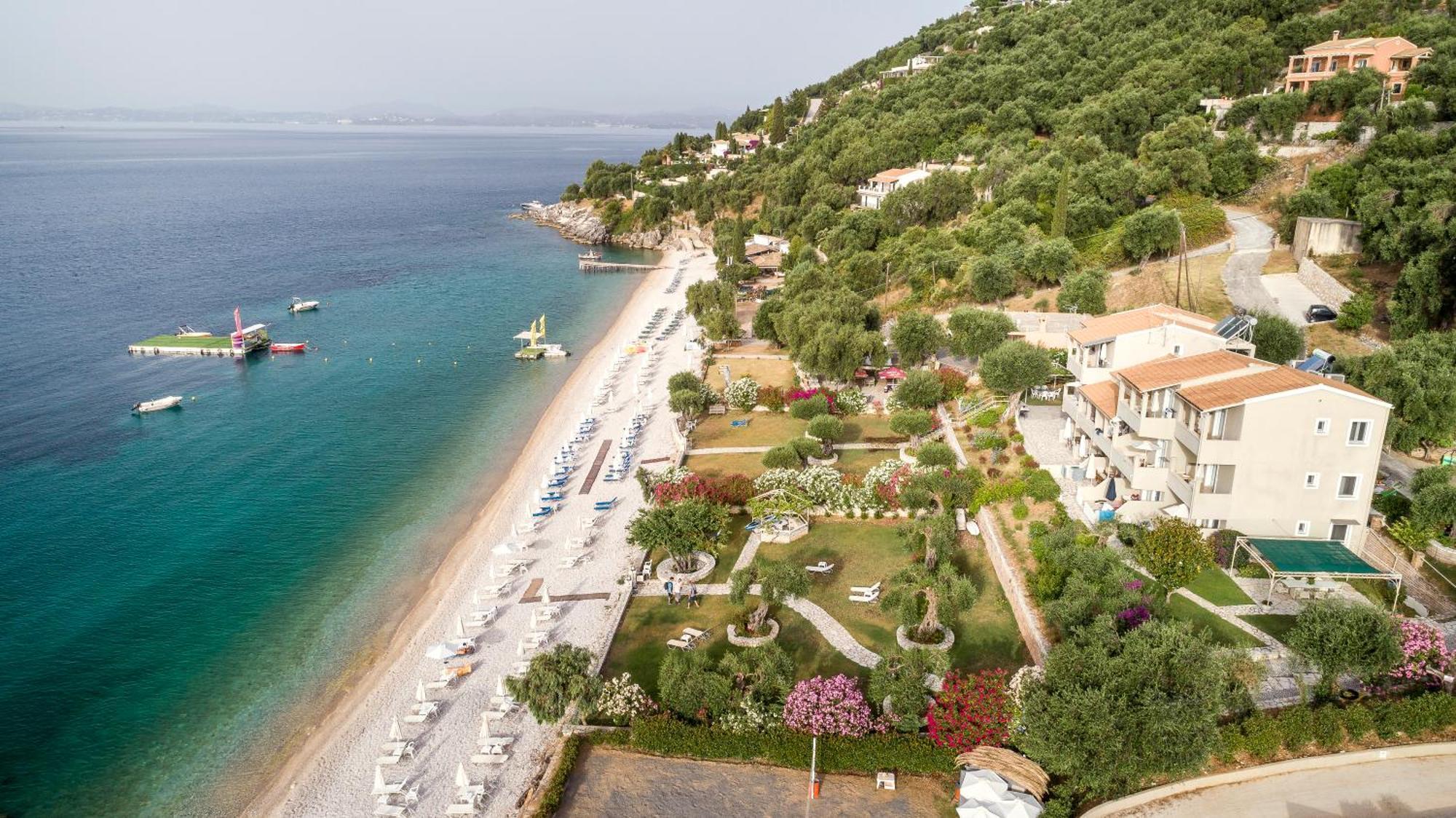 Krouzeri Beach Apartments Nisaki  Bagian luar foto